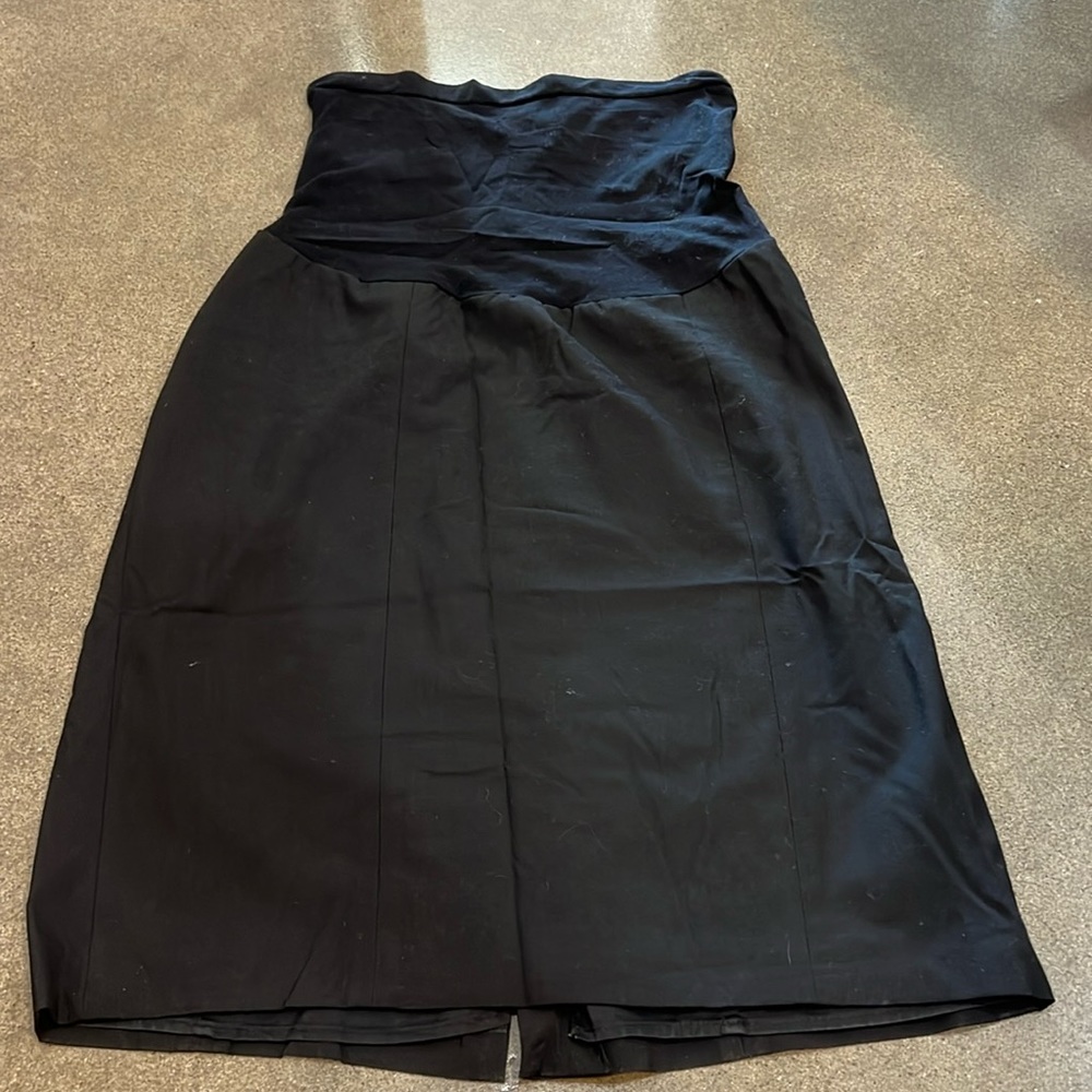Black Maternity Dress skirt Medium A Pea In The Pod
